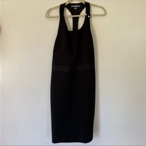 Karl Lagerfeld backless little black dress